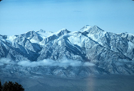 George Creek, Mt. Williamson from Mount Inyo
