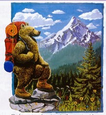 Backpacking Bear - Copyright ©1995 Jim Morris Environmental Shirt Company and Scott Knauer