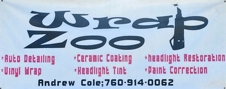 Wrap Zoo sign