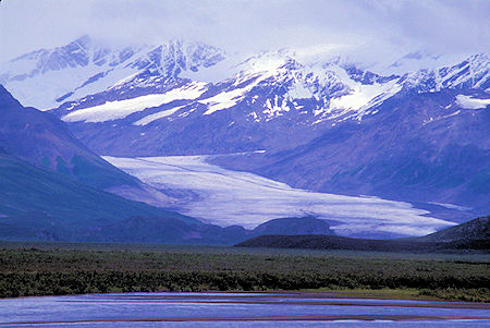 Maclaren Glacier from Denali Highway