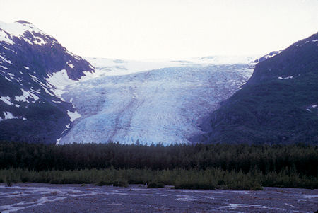 Exit Glacier from Exit Glacier Road, Kenai Fjords National Park, Alaska 1998