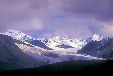 Gulkana Glacier from Summit Lake on Richardson Highway