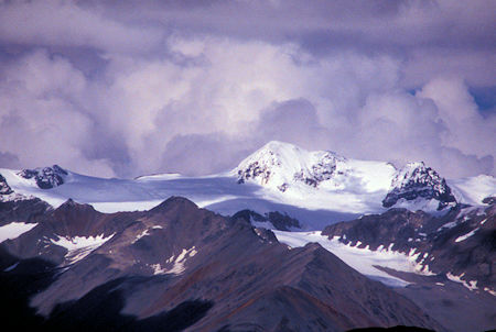 Gakona Peak & Glacier from south of Summit Lake on Richardson Highway