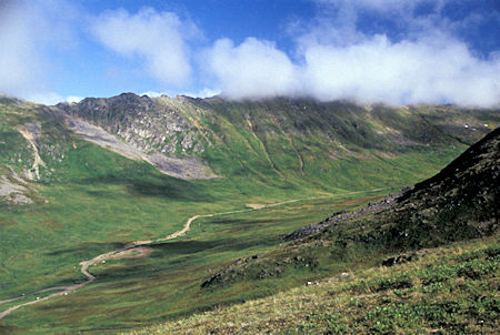 View into Willow Creek valley from Hatcher Pass