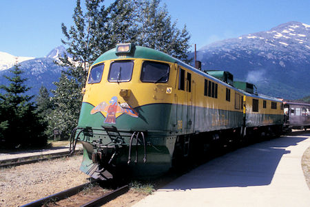 Passenger Train, White Pass and Yukon Railway, Skagway, Alaska