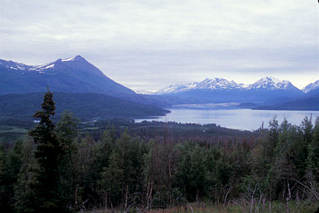 Skilak Lake from Pothole Lake Fire overlook, Kenai National Wildlife Refuge, Alaska