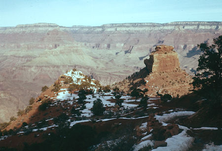 O'Neill Butte north of Kaibab Trail at about 6,000' - Grand Canyon National Park - Dec 1961 O'Neill Butte north of Kaibab Trail at about 6,000' - Grand Canyon National Park - Dec 1961
