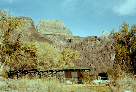 Sumner Butte behind USGS Barns - Grand Canyon National Park - Dec 1961 Sumner Butte behind USGS Barns - Grand Canyon National Park - Dec 1961