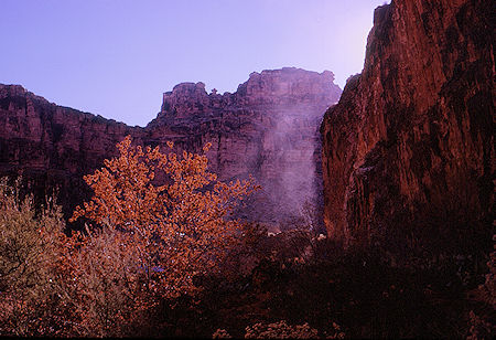 Mist from Havasu Falls - Grand Canyon National Park - Dec 1962