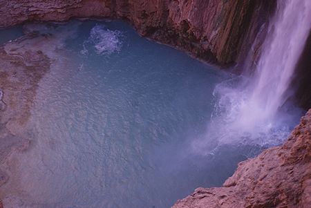 Mooney Falls - Grand Canyon National Park - Dec 1962 (part of Havasupai Indian Reservation as of 1975)