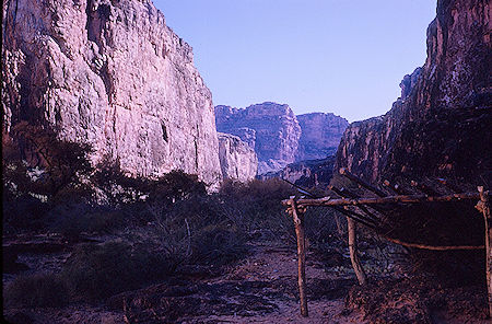 Above Mooney Falls - Grand Canyon National Park - Dec 1962 (part of Havasupai Indian Reservation as of 1975)