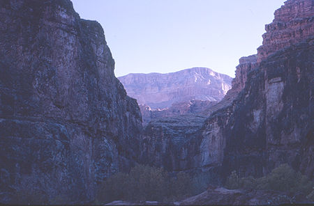 On the trail out to Supai Village - Havasupai Indian Reservation - Dec 1962