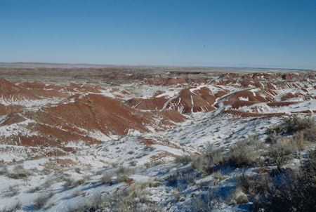 Painted Desert - Petrified Forest National Park - Nov 1990