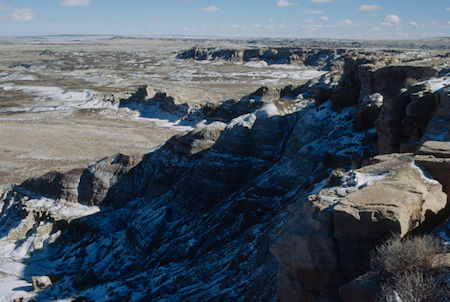 Blue Mesa - Petrified Forest National Park - Nov 1990