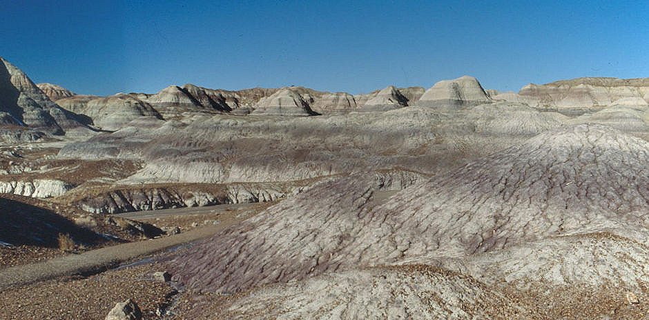 Blue Mesa Nature Trail - Petrified Forest National Park - Nov 1990