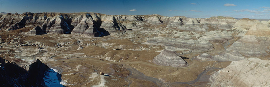 Blue Mesa Nature Trail - Petrified Forest National Park - Nov 1990