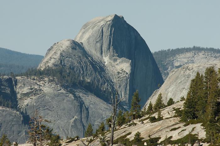 Half Dome from Olmstead Point on Tioga Pass Road