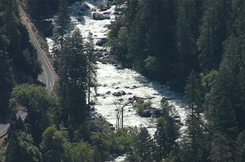 Merced River from Big Oak Flat Road