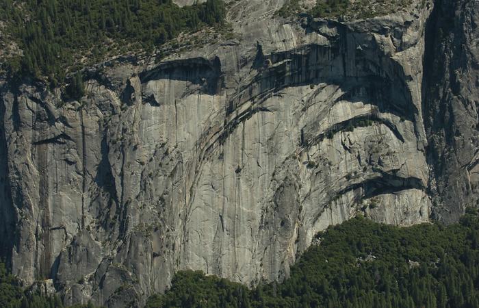 Glacier carved walls of Yosemite Valley from Glacier Point