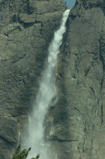 Upper Yosemite Falls from Valley road