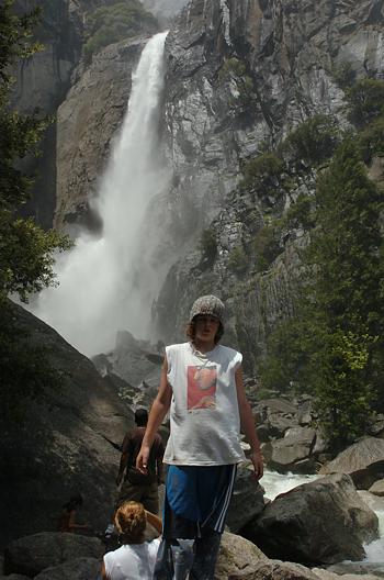Andrew and Lower Yosemite Falls