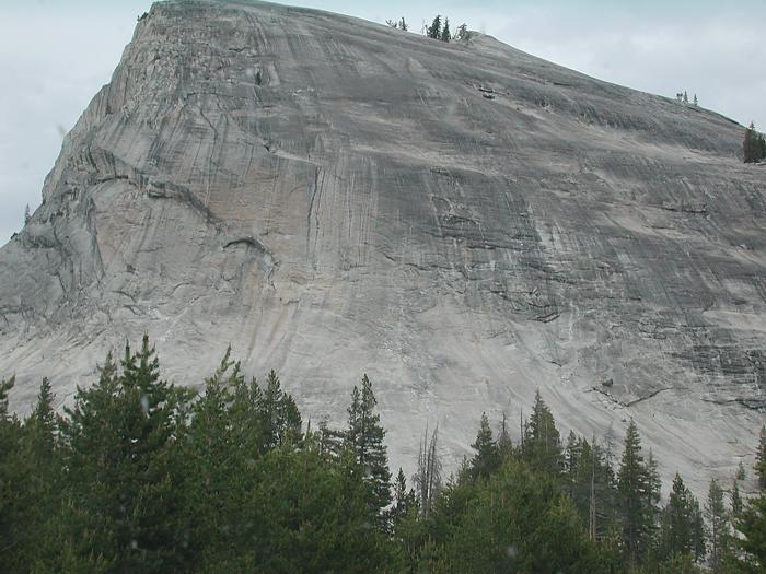 Rock climbers paradise along Tioga Pass Road