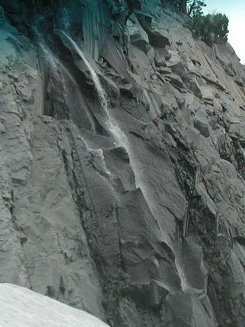 Waterfall along Tioga Pass Road in Lee Vining Canyon