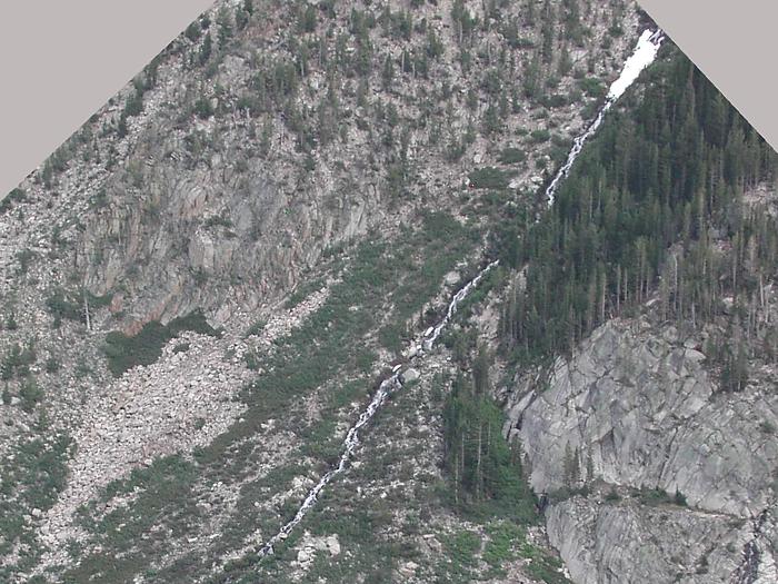 Looking into wild Lee Vining Canyon from Tioga Pass Road