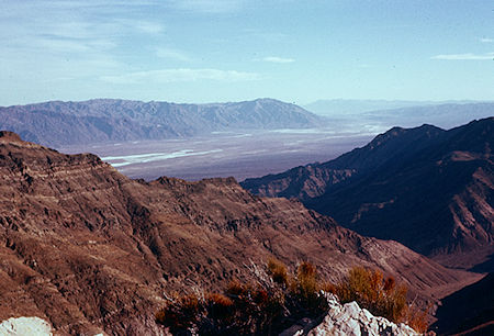 Panament Valley from Aquereberry Point - Death Valley - Jan 1959