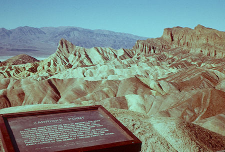 Zabriske Point - Death Valley - Jan 1959