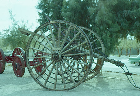 Logging wheels - Borax Museum - Death Valley - Jan 1959