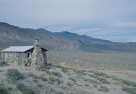 Anvil Spring and Striped Butte, Butte Valley - Death Valley - Jan 1978