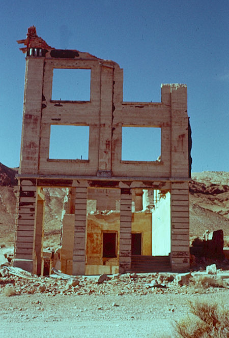 John S. Cook and Co. Bank Building - Rhyolite - Jan 1959