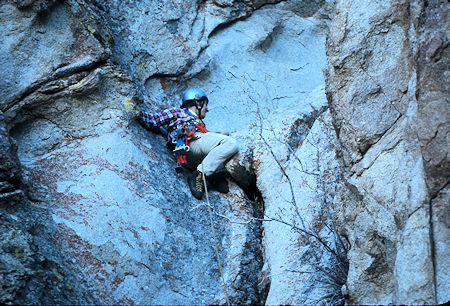 Rock Climbing in Papoose Flat - November 20, 1976 Rock Climbing in Papoose Flat - November 20, 1976