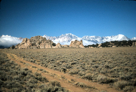 Sierra from Papoose Flat - October 3, 1976 Sierra from Papoose Flat - October 3, 1976
