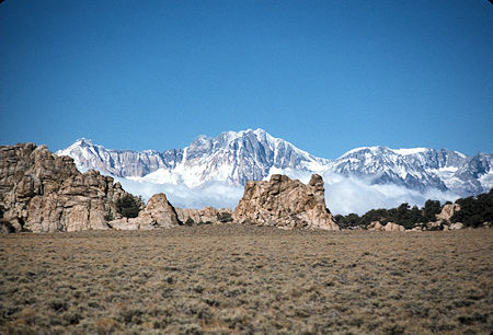 Sierra from Papoose Flat - October 3, 1976 Sierra from Papoose Flat - October 3, 1976