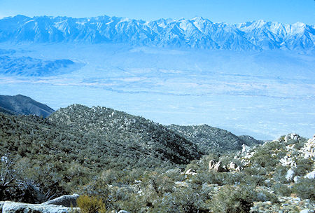 Looking at Owens Valley from near Pat Keyes Pass