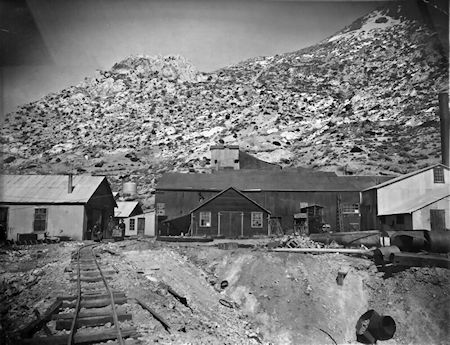 Historic picture of the Union Mine Hoist House