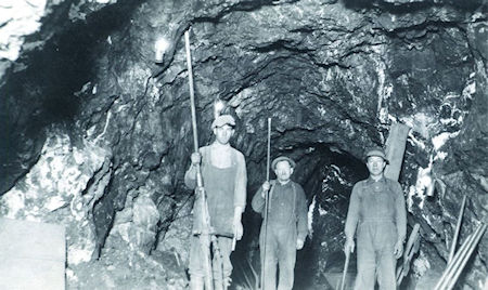 Inside the mines (L. D. Gordon Collection)