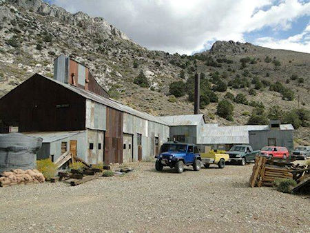 Union Mine Hoist House after restoration by Metabolic Studios 2013 (Friends of Cerro Gordo Collection)