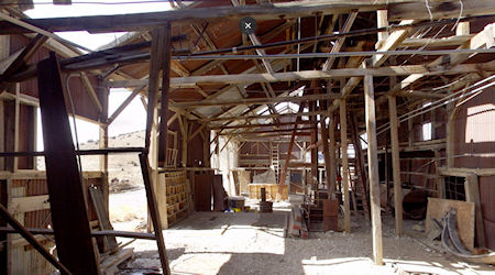 Inside Union Mine Hoist House 2002