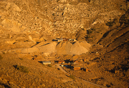 Evening light on Cerro Gordo Mine - 1977