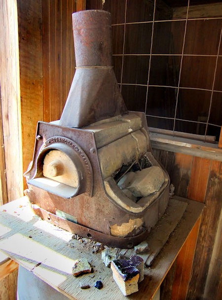 Small furnace used for smelting galena (lead-silver ore)