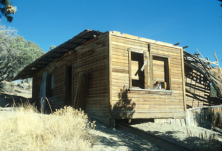 Employee house at Saline Valley Salt Tram Summit Station - has since been restored - 1977
