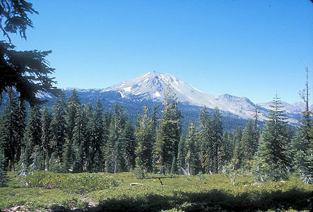 Lassen Peak from Echo Lake Trail Lassen Peak from Echo Lake Trail
