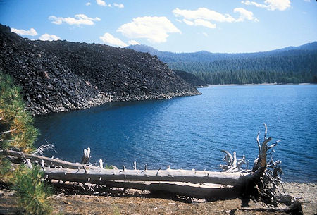 Lava Flow which formed Snag Lake Lava Flow which formed Snag Lake