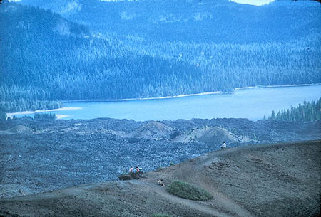 Snag Lake from Cinder Cone Snag Lake from Cinder Cone