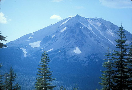 Lassen Peak from the trail Lassen Peak from the trail