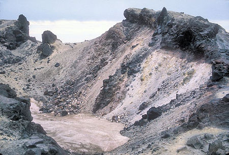 Crater on Lassen Peak Crater on Lassen Peak