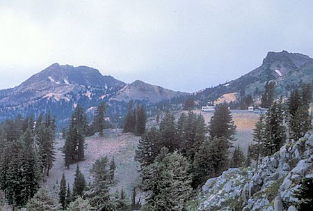Brokeoff Mountain from Bumpass Hell trail Brokeoff Mountain from Bumpass Hell trail